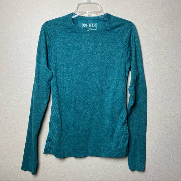 Figs Tops Figs Salta Underscrub M Caribbean Blue Poshmark